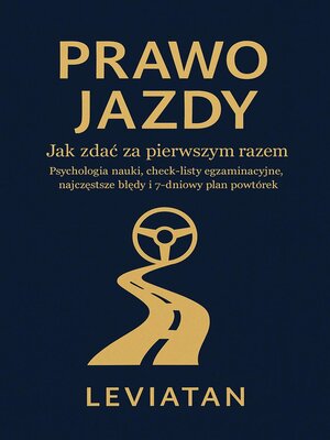 cover image of Prawo jazdy